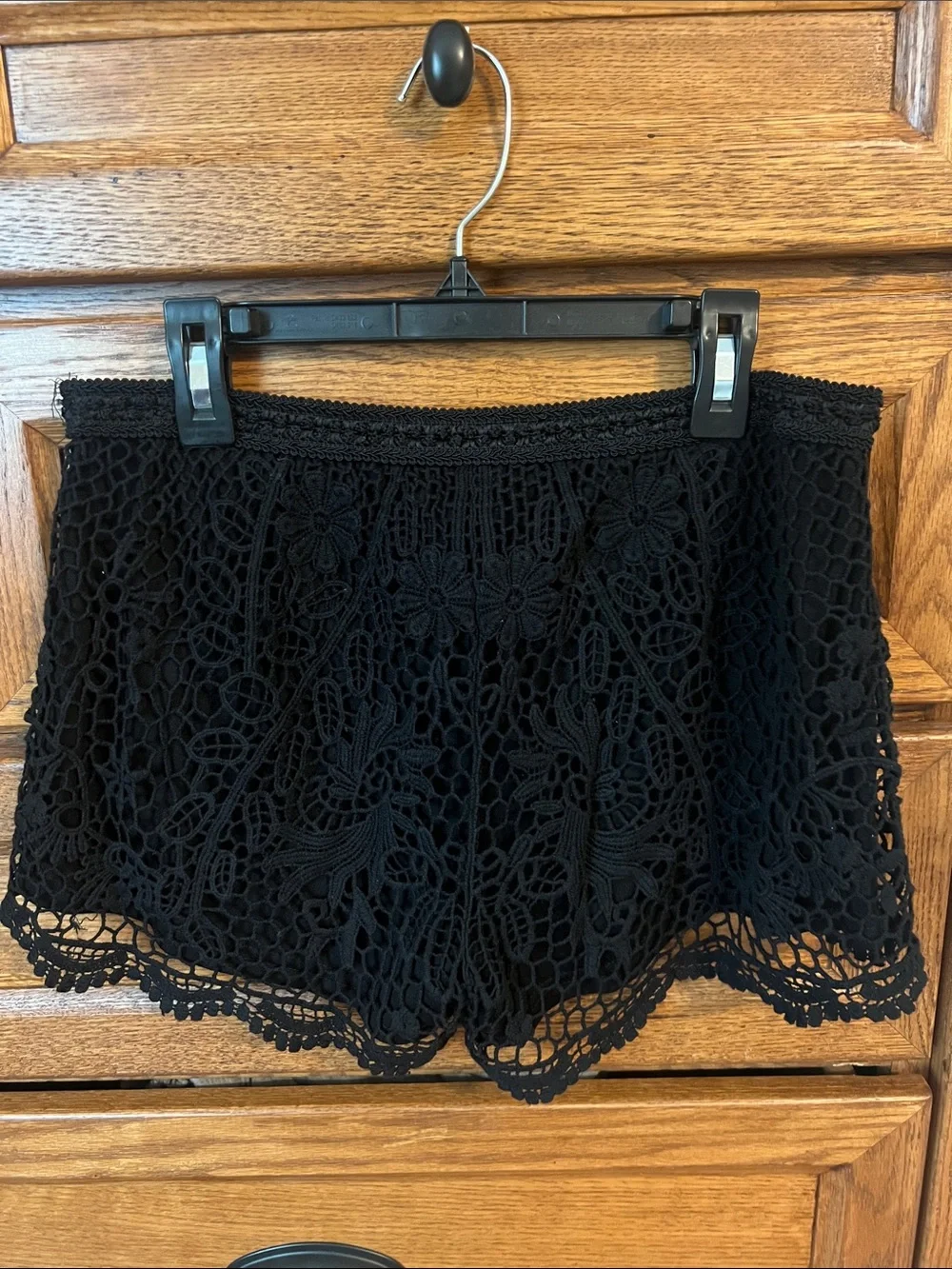 Mossimo Supply Co. black crochet